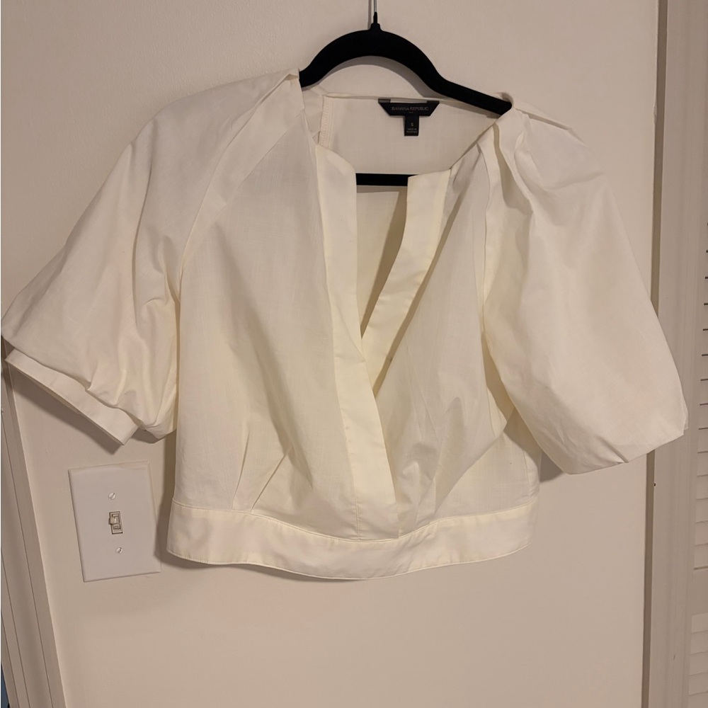 Banana Republic Cream Blouse